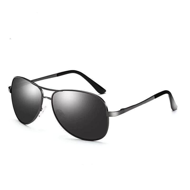 Men's Polarized Sunglasses Retro Aviator Metal Frame UV400 - Image 3
