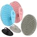BEAUTAIL Silicone Body and Face Scrubber Set 5 Pack BEAUTAIL Shower Bath Scrubber Gentle Exfoliating Brush for Women Men Sensitive Skin More Hygienic Than Traditional Loofah Long Lasting PinkBlueGray - Image 2