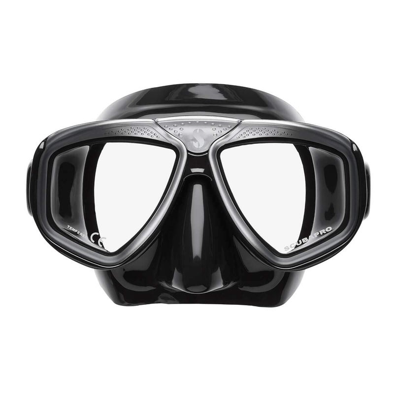SCUBAPRO Zoom Scuba Mask with Ultra Clear Dual Lens and LensChange System for Optical Lenses for Diving Full Black - Image 2