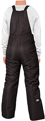 Arctix Kids Insulated Snow Bib Overalls, Black, Large - Image 2
