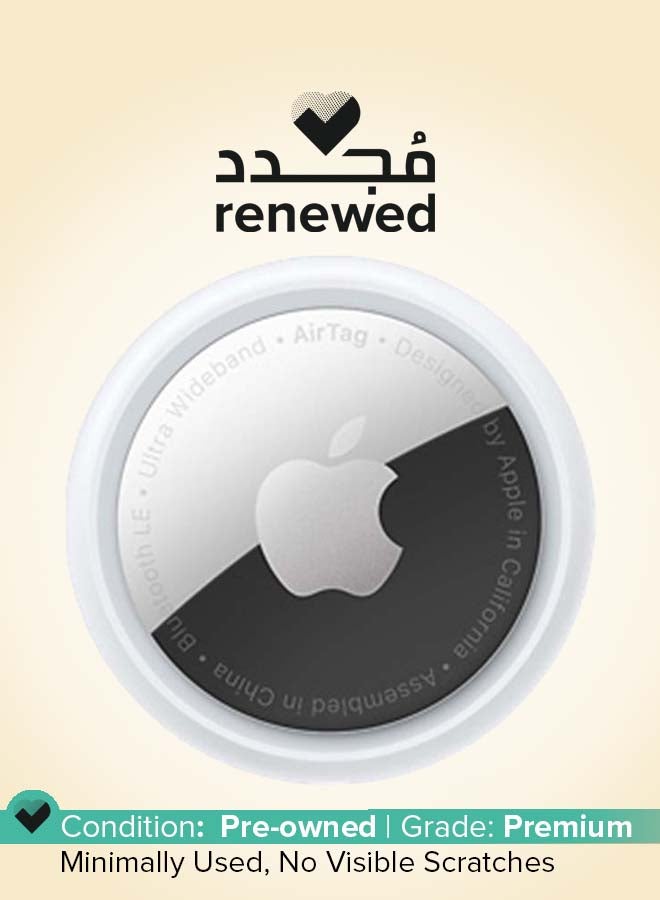 Apple Renewed - AirTag Pack Of 1 - White - Image 1