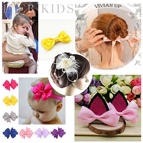 David accessories Double Face Satin Ribbon 1" Wide x 20 Yards for Party Wedding Home Decoration Handmade Craft (810 Ivory) - Image 5