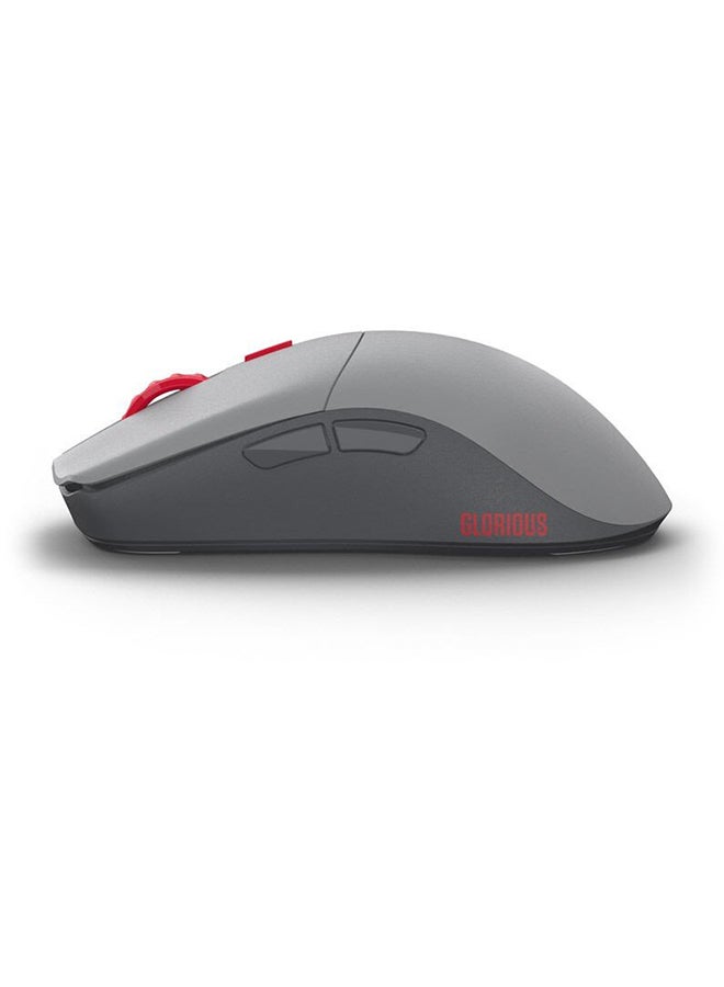 Glorious Series One PRO Wireless - Centauri - Ultralight, Durable, High Performance Gaming Mouse - Grey/Red-Forge - Image 3