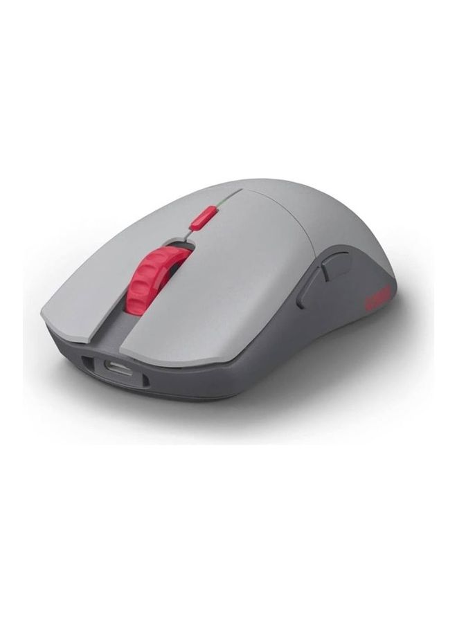 Glorious Series One PRO Wireless - Centauri - Ultralight, Durable, High Performance Gaming Mouse - Grey/Red-Forge - Image 1