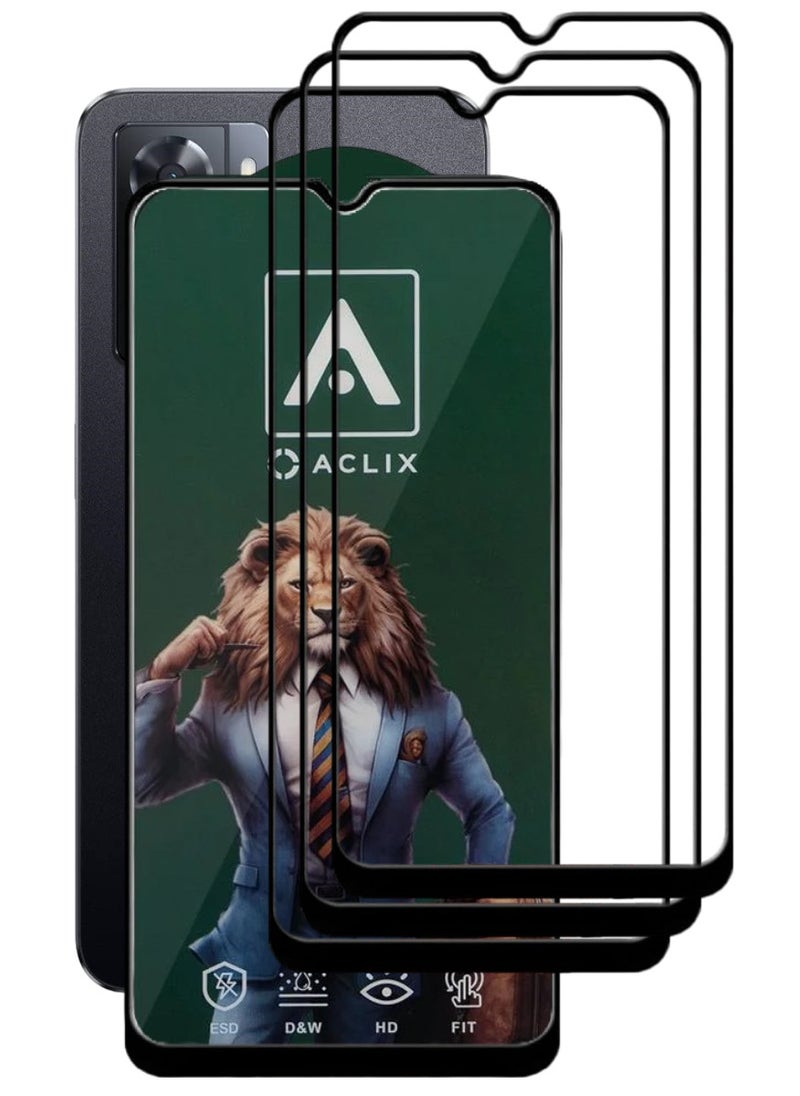 أكاليكس 3 قطع، حماية شاشة،  لهاتف اوبوA57، جودة ممتازة. - Image 1