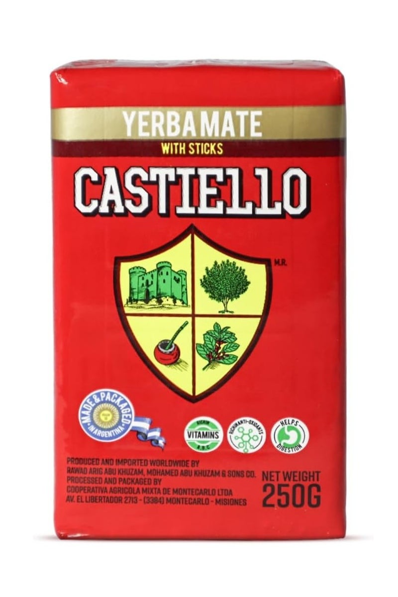 CASTIELLO Yerba Mate with Sticks, 250g - Image 1