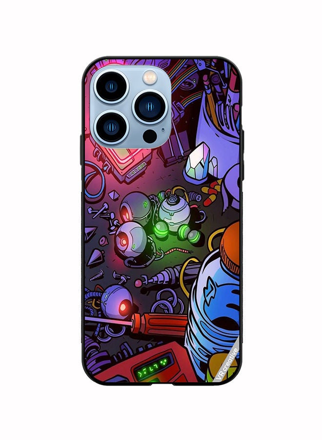 VR CREATIVE Protective Case Cover For Apple iPhone 14 Pro Max Electirc Devices Design Multicolour - Image 1