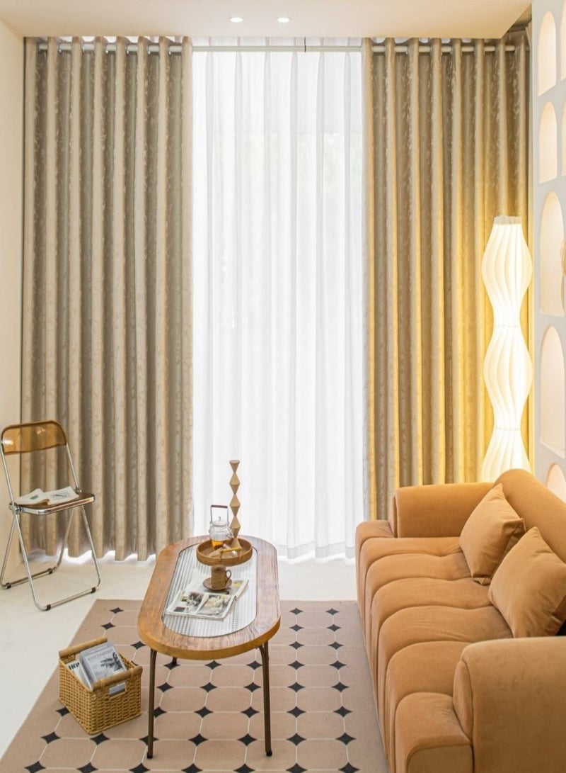 Golden Homee Bedroom Curtain –  Bedroom Curtain 1 Panel Only, Full Sunlight Block and  Easy to Install  - Image 2