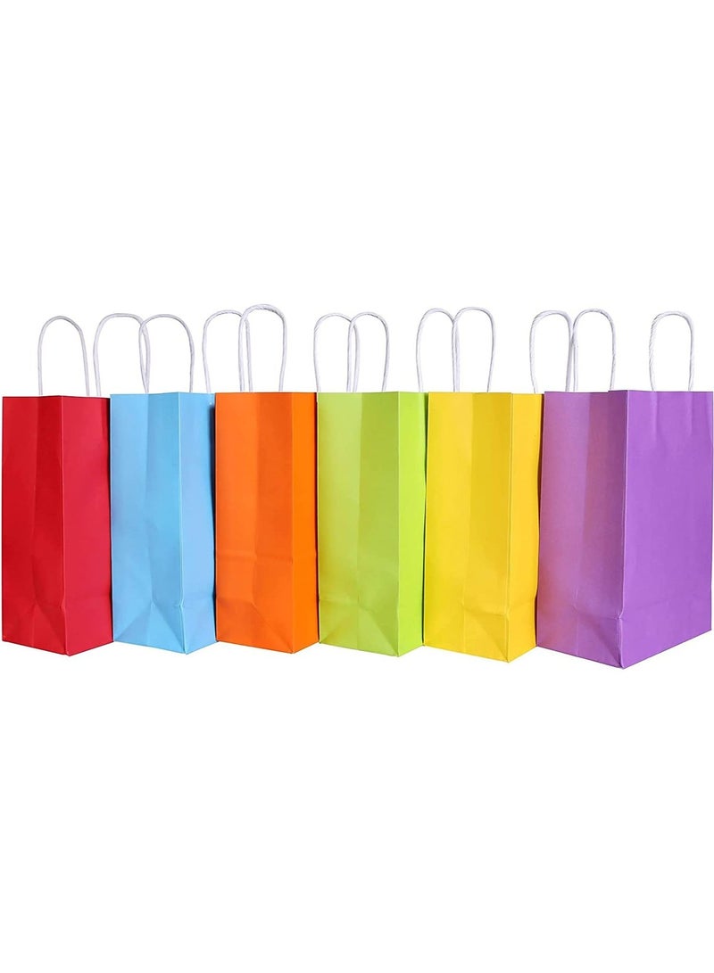 كيس ورق كرافت بمقبض ملتوي أزرق فاتح 26 × 33 × 12 سم حقائب حفلات ورقية حقائب حفلات الدجاجة حقيبة ورقية كرافت حقيبة هدايا عيد ميلاد العروس حقائب احتفالات الزفاف لمفضلات الحفلات - 12 قطعة. - Image 5