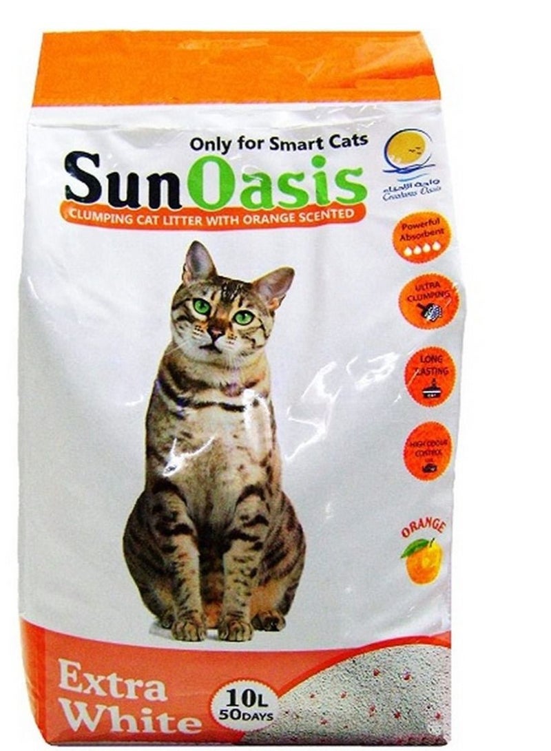 Generic Sun Oasis Clumping Cat Litter Orange Scented 10 L  - Image 1