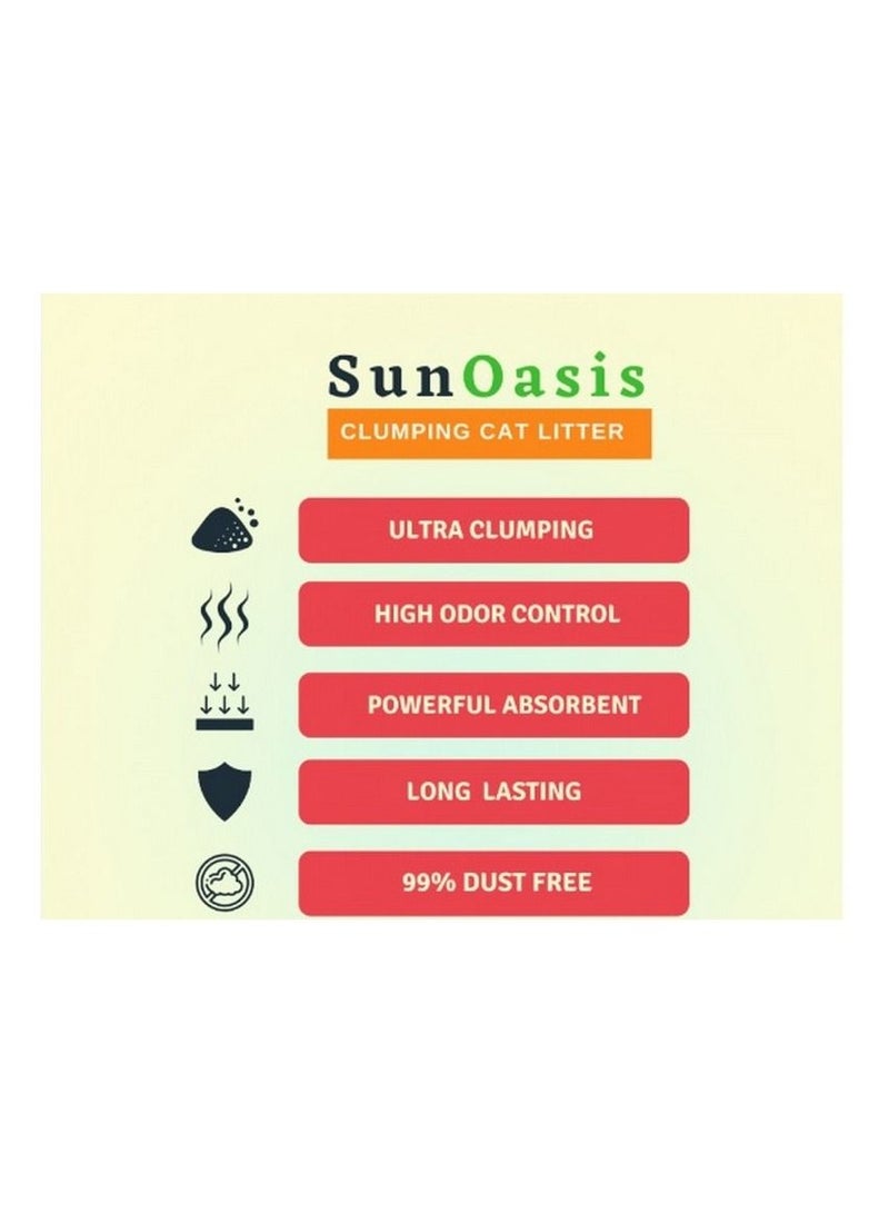 Generic Sun Oasis Clumping Cat Litter Orange Scented 10 L  - Image 3