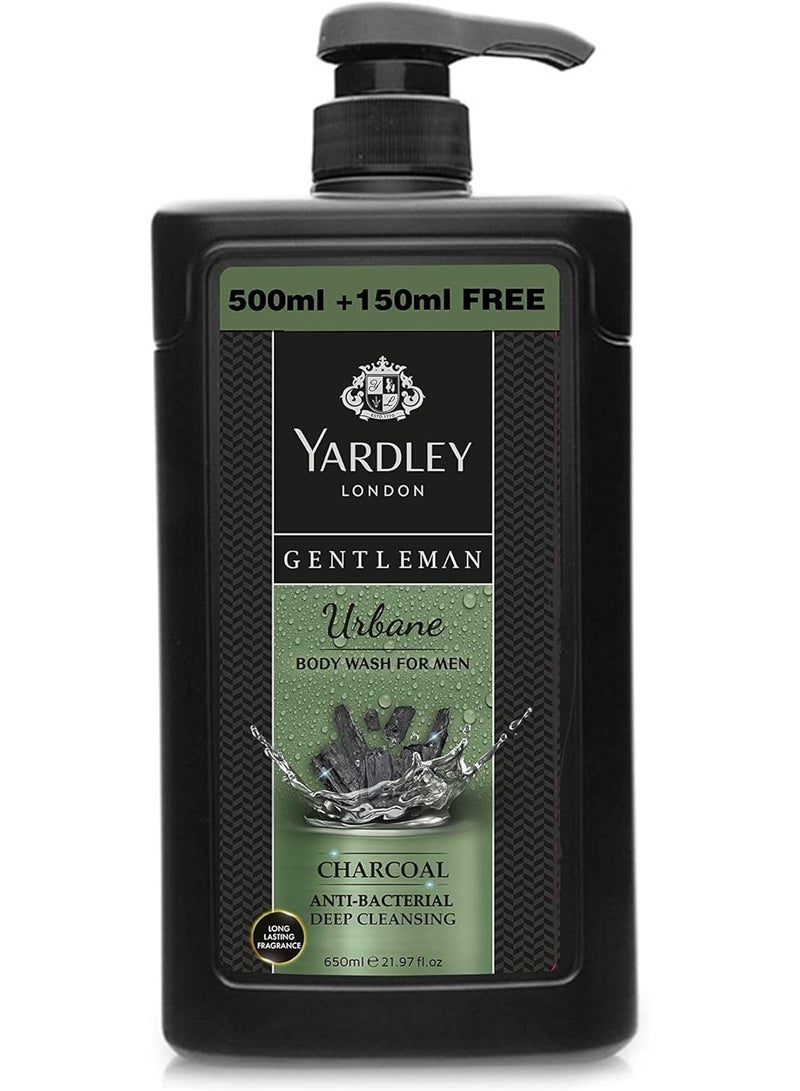 Yardley Body Wash Gentleman Urbane For Men'S Anti Bacterial Deep Cleansing 650 ML - Image 1