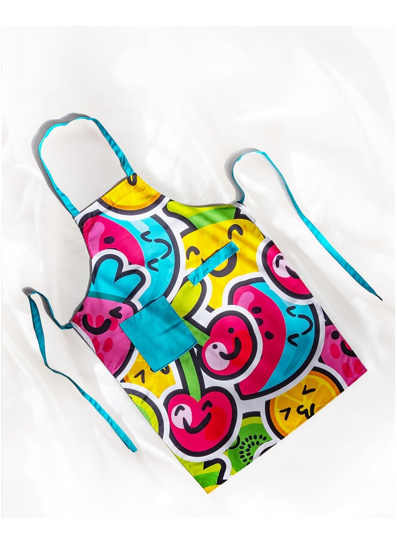 More cottons - Krez Krez  Kitchen Apron 60*90 CM - Image 1