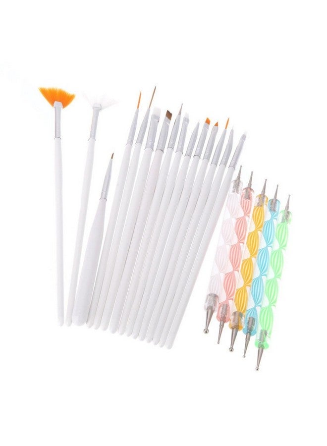 YIMART 20PCS Nail Art Design Dotting Painting Drawing Polish Brush Pen Tools - Image 1