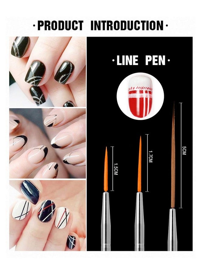 YIMART 20PCS Nail Art Design Dotting Painting Drawing Polish Brush Pen Tools - Image 3