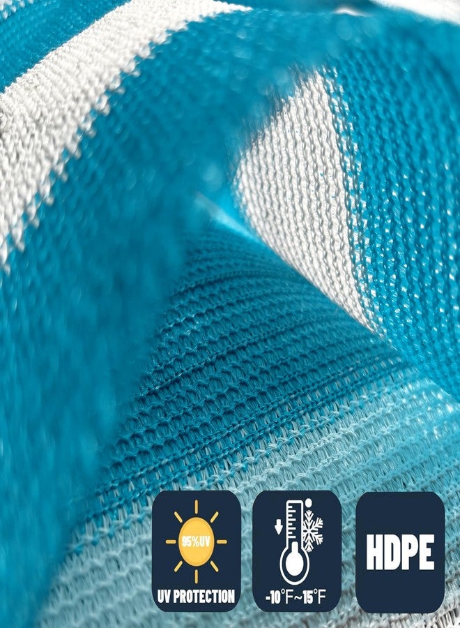 GREEN DECOR HDPE Fabric with Polyester Band Baby Kids Safety Net Protector for Balcony & Staircase Railing Guard,Balcony Net Baby Safety Products for Indoor&Outdoor(Blue & White Color, 0.90X5 MTR) - Image 3