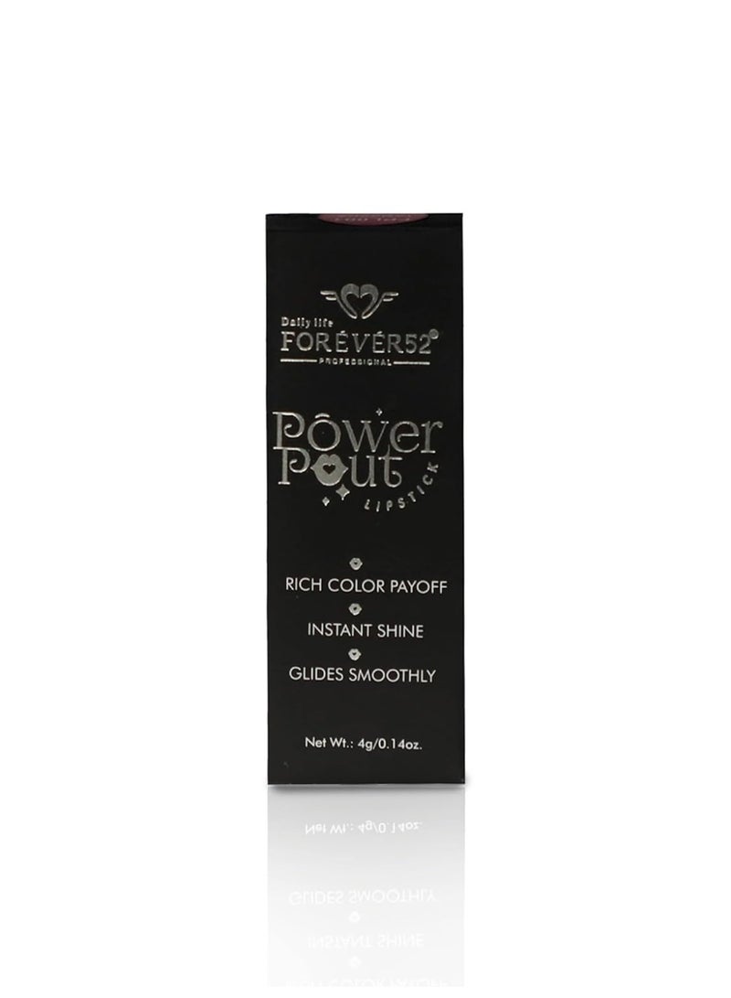 Daily Life Forever52 Power Pout Lipstick | Longwear Comfort | Hydrating Clean Formula | Magnetic Case | Plush Matte Finish (FPL001, 4g) - Image 2