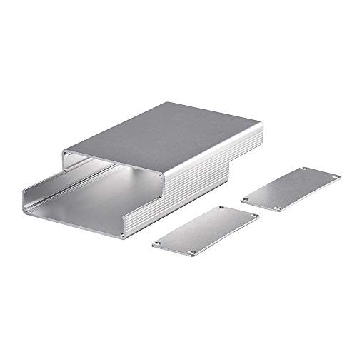 Eightwood Aluminum Box Electronic Amplifier Project Enclosure PCB Circuit Board DIY Case, 4.32 x 2.82 x 1.13 inch (LWH) - Image 2