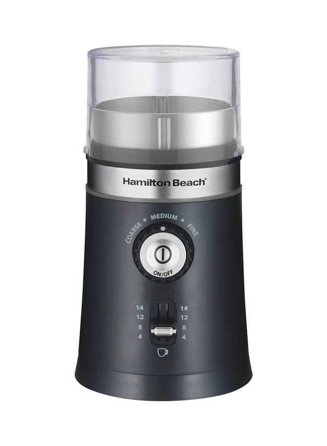 Hamilton Beach Custom Grind Coffee Grinder For Beans/Spices, 5 Size Settings-Coarse To Fine, Capacity For 4 To 14 Cups Coffee, Stainless Steel Bowl For Easy Pour And Cleaning - Image 1