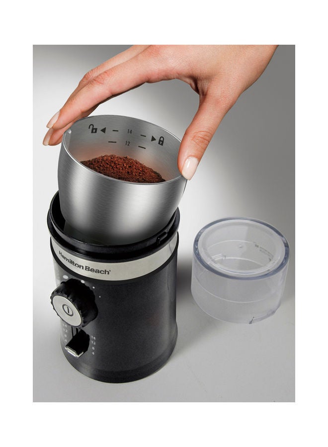 Hamilton Beach Custom Grind Coffee Grinder For Beans/Spices, 5 Size Settings-Coarse To Fine, Capacity For 4 To 14 Cups Coffee, Stainless Steel Bowl For Easy Pour And Cleaning - Image 2