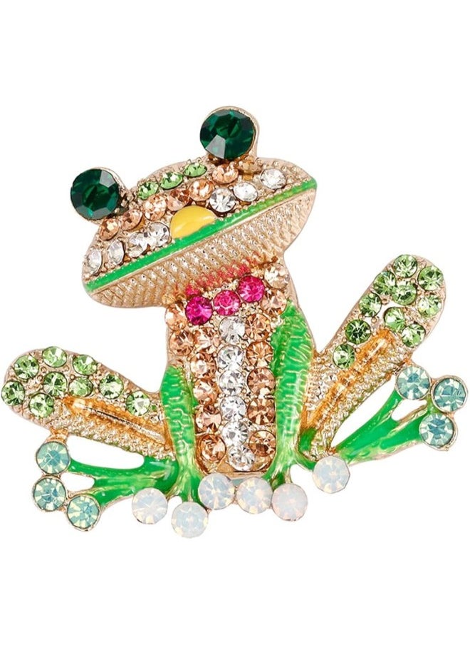 silvercnc 1 Pc Insect Frog Style Pretty Accessory Party Ornaments Fashion Jewelry  - Image 1