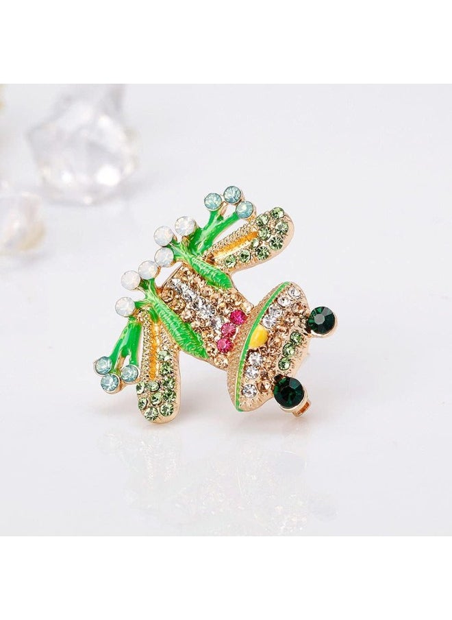 silvercnc 1 Pc Insect Frog Style Pretty Accessory Party Ornaments Fashion Jewelry  - Image 2