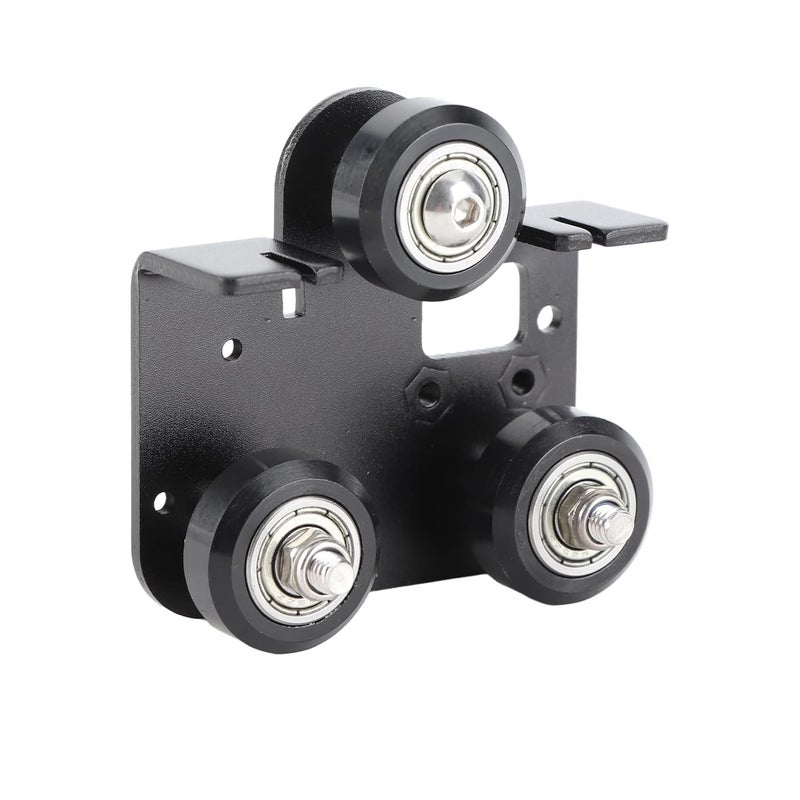 3D Printer Metal Back Support Plate with Pulley for Ender3 Users - Sturdy and Compatible Upgrade - Image 2