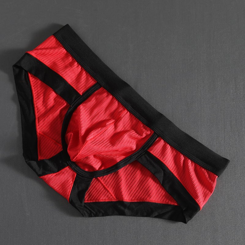 Men'S Briefs Low Waist Youth Underpants High-Elastic Explosions Hip Polyester Cotton Large Bag A Generation Of Hair - Image 5