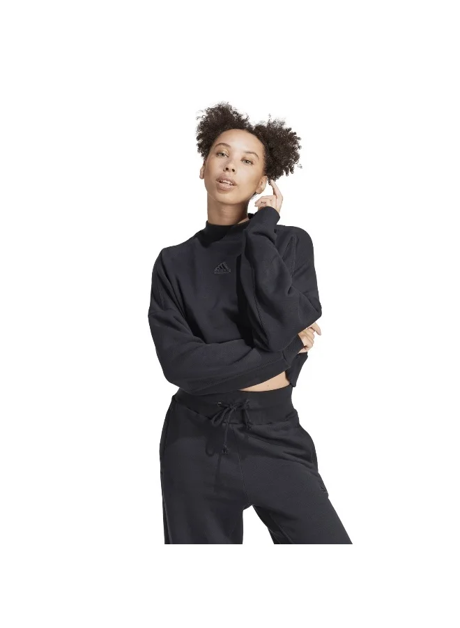 Adidas W Lng Swt Black Training Sweatshirts 2XS