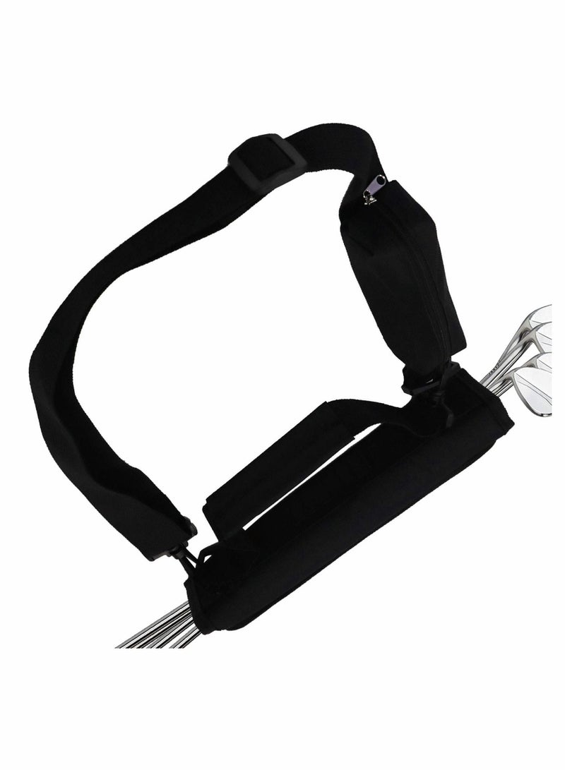 كاست ويف حقائب نادي الجولف خفيفة الوزن من KASTWAVE للرجال والنساء والأطفال صغيرة مع ملحقات حقيبة حمل حقيبة نوادي الجولف من KASTWAVE (أسود) - Image 3