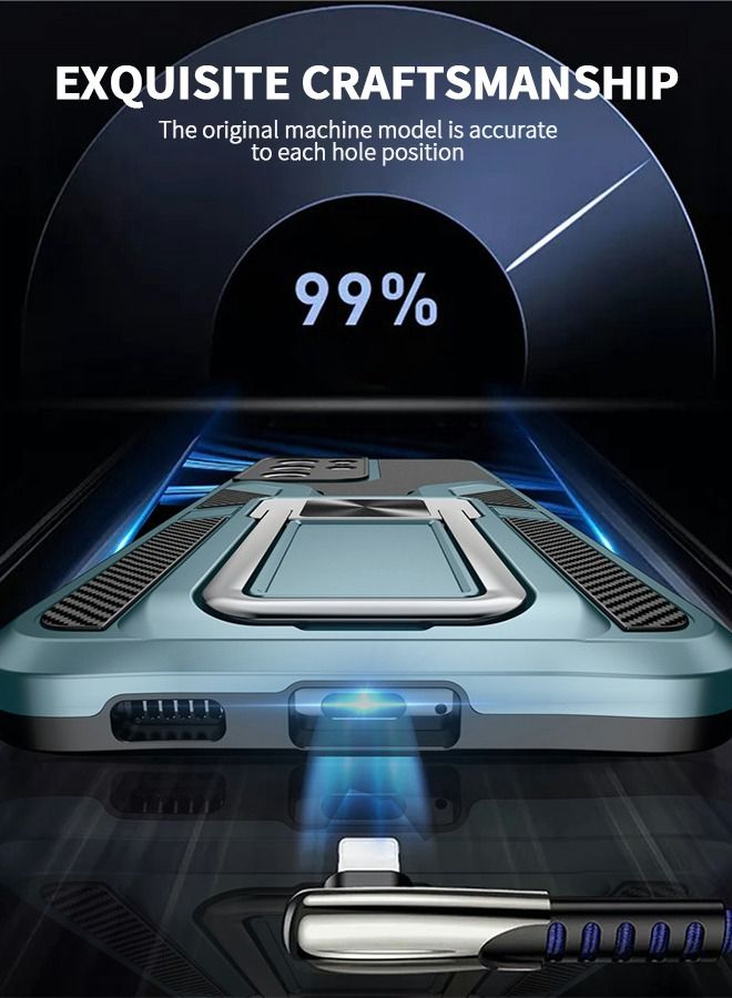 GROIC For Samsung Galaxy S22 Ultra 5G Case, Samsung Galaxy S22 Ultra 2022 Shockproof Phone Case with Ring Stand, Drop Resistant Armor Case - Image 5