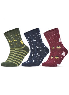 SAM SOCKS Women Set of 3 Ramadan Gift Socks Multi Color  - Image 3