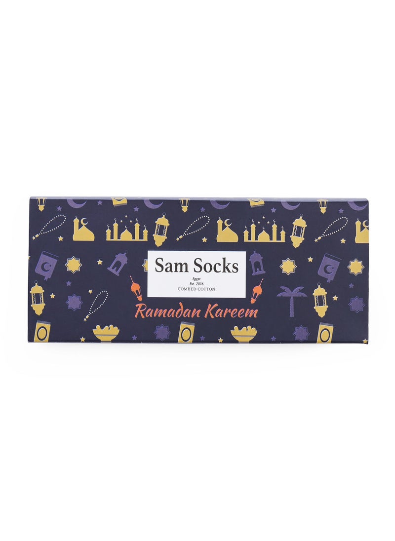 Women Set of 3 Ramadan Gift Socks Multi Color