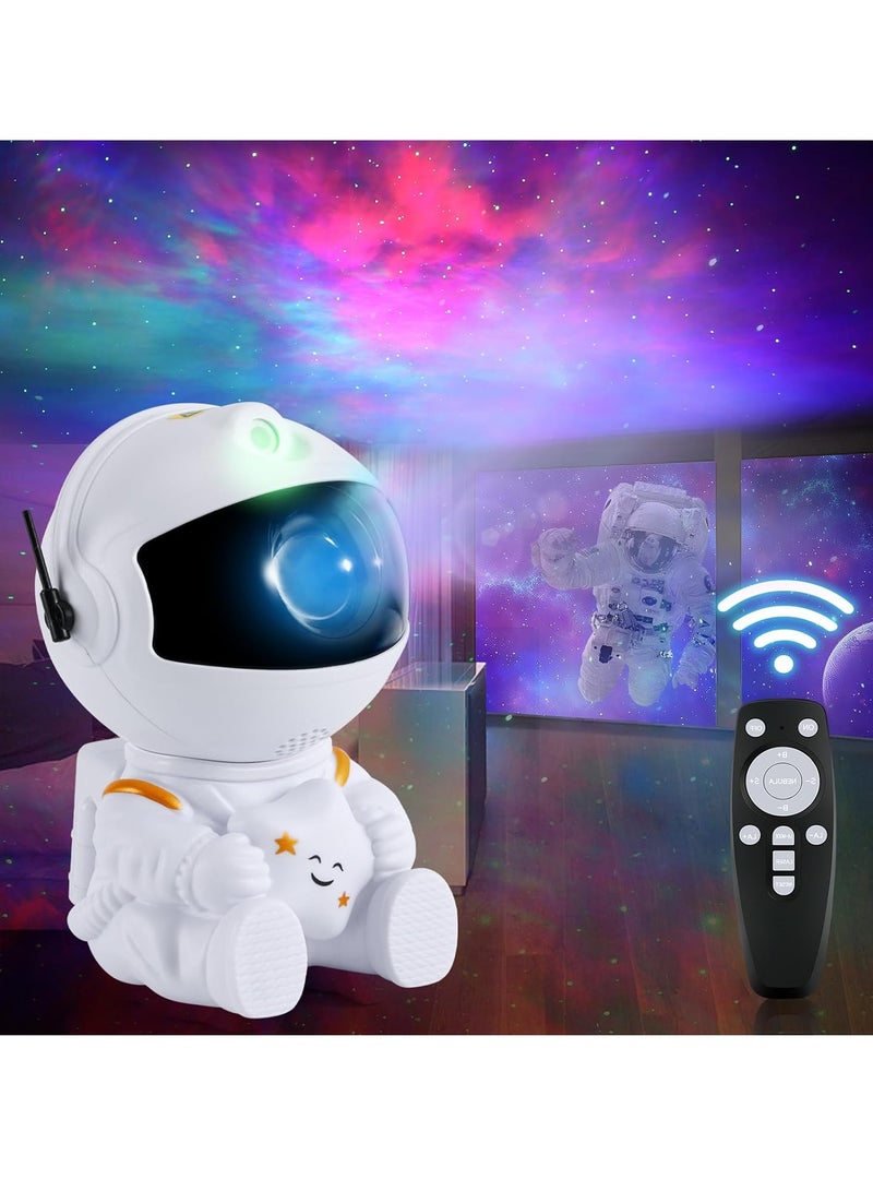 Astronaut Star Projector Nebula Galaxy Projector Night Light 360°Rotation Magnetic Head Nebula Lamp For Bedroom Kids Room Ceiling Room - Image 2