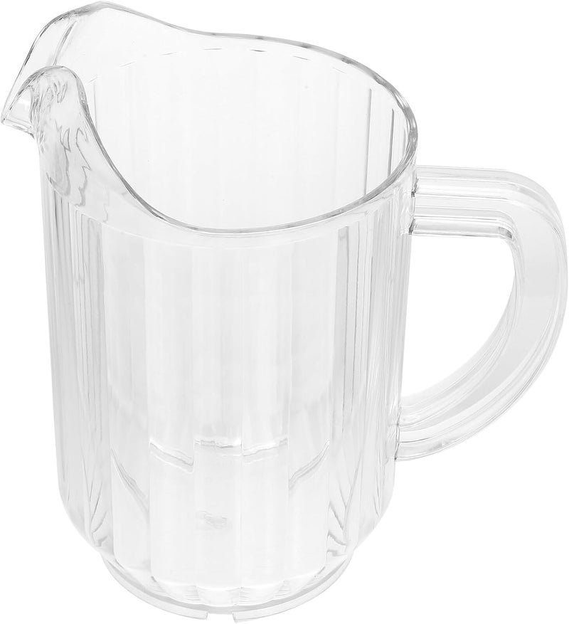 Plastic Water Pitcher with Handle, Large Capacity Juice and Beverage Pitcher, Plastic Drink Jug for Cold Water, Lemonade, and Iced Tea Serving - Image 1
