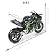 Risopen Compatible for 112 Kawasaki Ninja H2R Motorcycle Model Toy Diecast Metal Mini Motorbike Toy for Boys and Adults Black Moto Model Collectible Gift - Image 4
