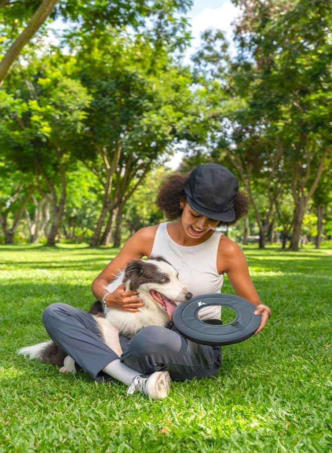 OllyDog لعبة فريسبي للكلاب من أولي دوغ سوبر فلاير، 11 بوصة - قرص طائر متين وخفيف الوزن ومقاوم للماء - لطيف على الأسنان واللثة - يطفو على الماء - لعبة جلب خارجية للكلاب المتوسطة والكبيرة (كاسل روك) - Image 2