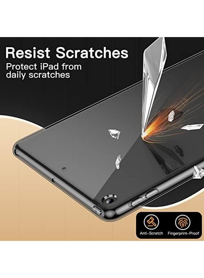جي تيك حافظة لجهاز ايباد 9 8 7 (10.2 انش 2021 2020 2019 موديل الجيل التاسع والثامن والسابع) غطاء تابلت شفاف ناعم من مادة TPU مقاوم للصدمات (اسود) - Image 5