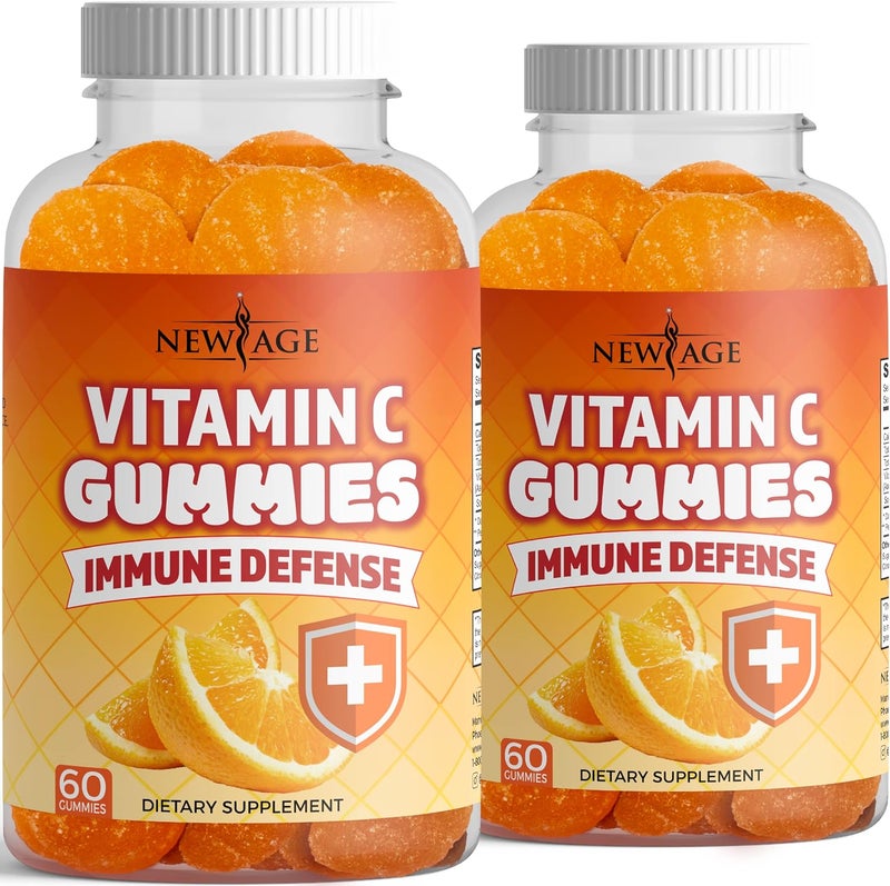 New Age Vitamin C Gummies Orange for Immune Defense - Image 1