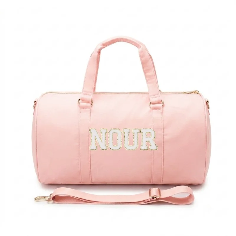 القبيلة السعيدة Peachy Pink Duffle Bag