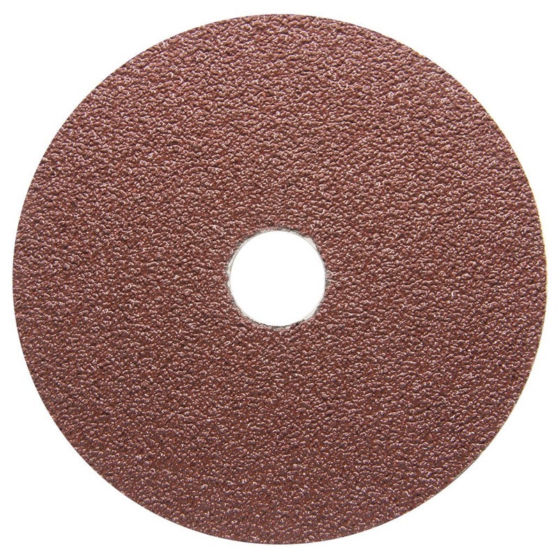 Benchmark Abrasives 5 Inch Sanding Discs Aluminum Oxide Resin Fiber Grinding Disc for Grinding, Stripping on Wood, Fiberglass, Steel, Metal, 7/8" Arbor Angle Grinder Sanding Disc, 25 Pack - 50 Grit - Image 3