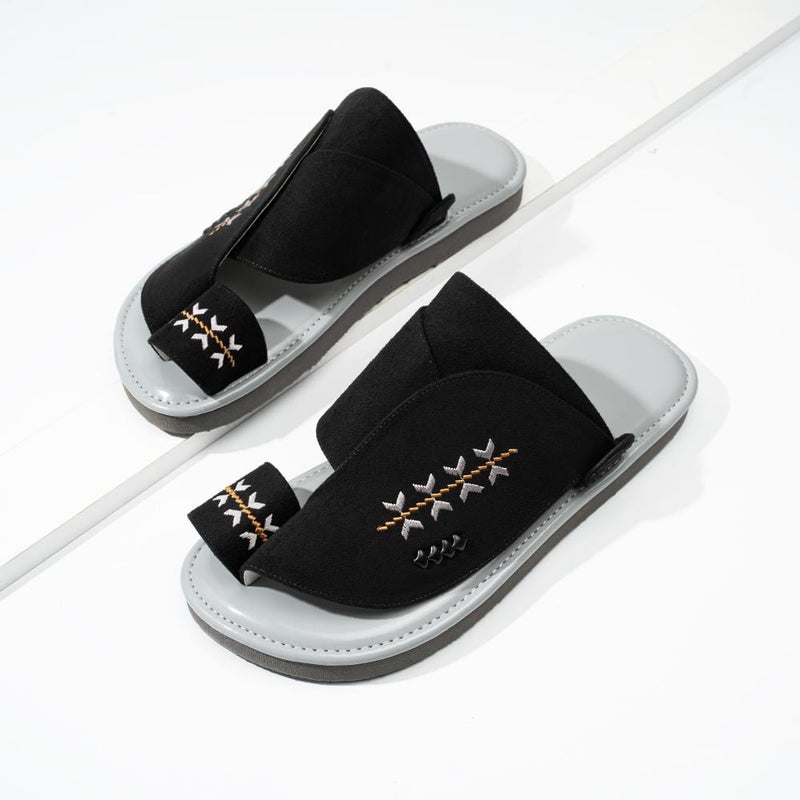 Arabic Sharqi Sandals | Grey | Sandals Traditional footwear