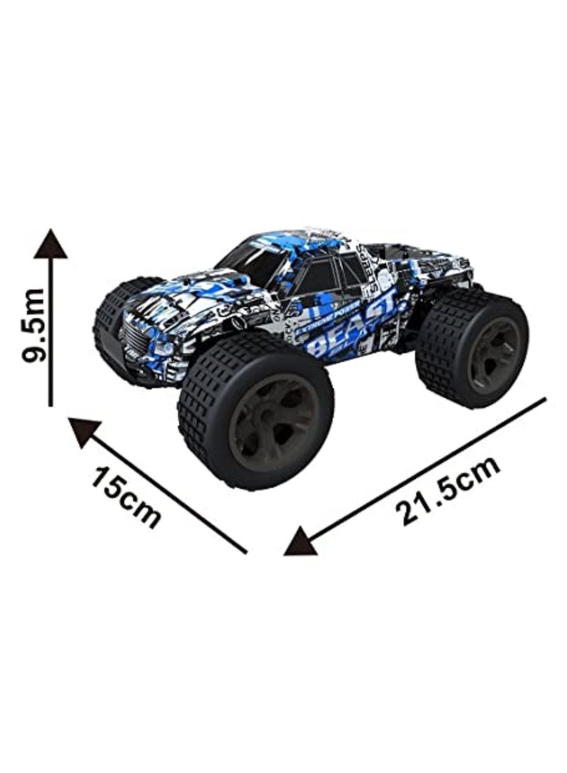 Cheetah King 2.4GHz 1:18 Extreme Power High Speed RC Muscle Buggy Drift Car with Pistol Grip Remote Controller - Image 1