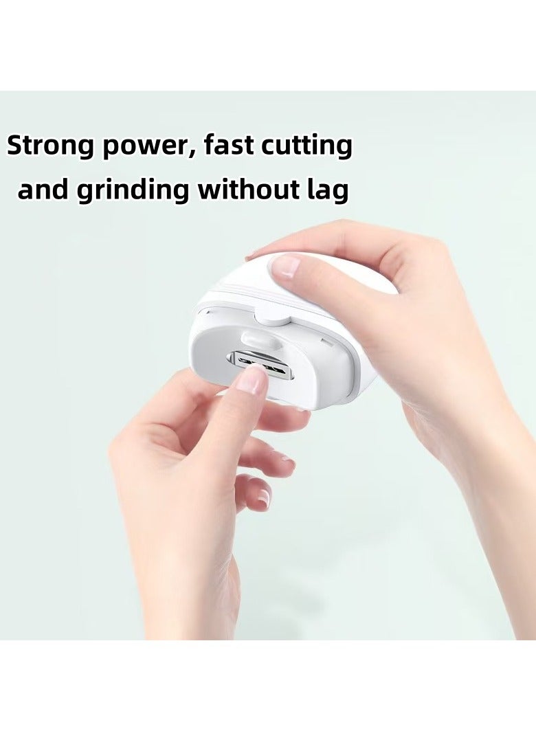 EXCLIFE Electric nail clippers, nail art tools, adult nail trimmer, baby and child anti-pinching automatic nail clippers - Image 4