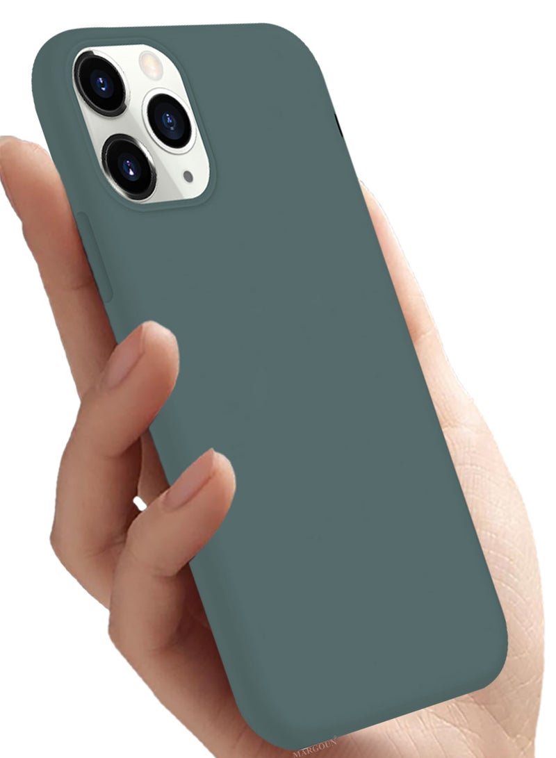 CATANES Soft Silky Silicone Case Cover for Apple iPhone 11 Pro Max - Full Body Protection - Cactus Green - Image 3