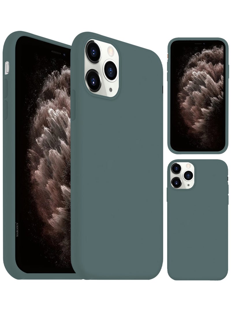 CATANES Soft Silky Silicone Case Cover for Apple iPhone 11 Pro Max - Full Body Protection - Cactus Green - Image 4
