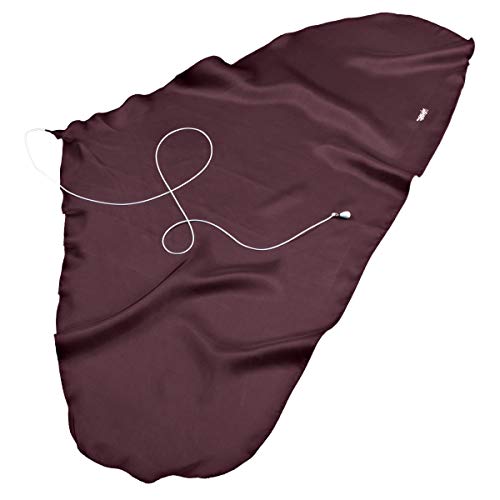 Hodge Silk Tenor Saxophone Swab, Burgundy - Image 1