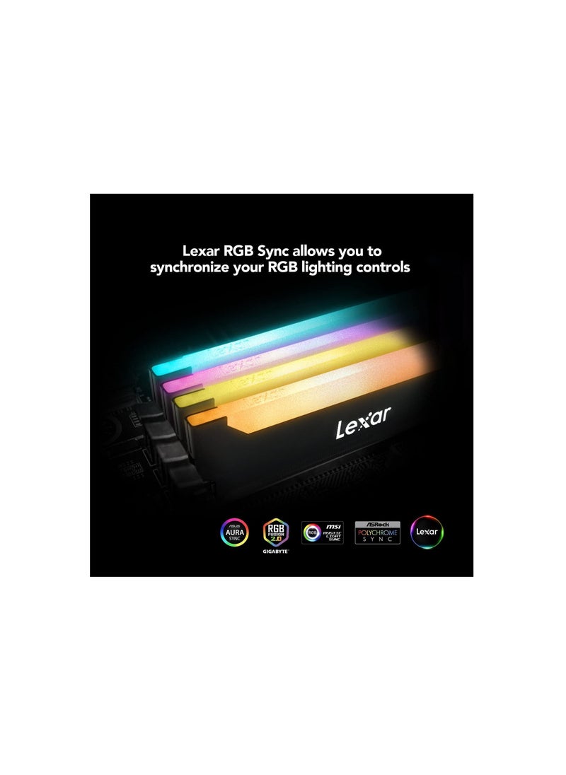 Lexar - Lexar Hades 32GB Kit (16GBx2) RGB LED Lightning LD4BU016G-R3600GDLH - Image 1
