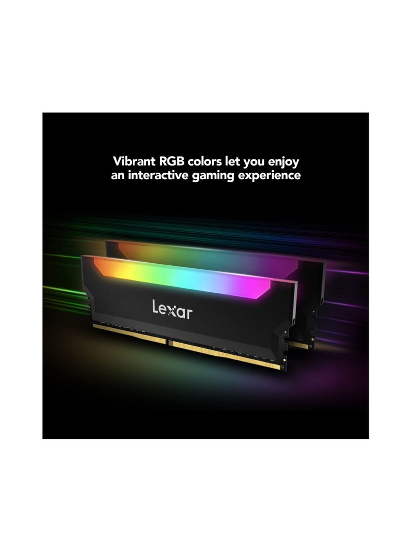 Lexar - Lexar Hades 32GB Kit (16GBx2) RGB LED Lightning LD4BU016G-R3600GDLH - Image 1