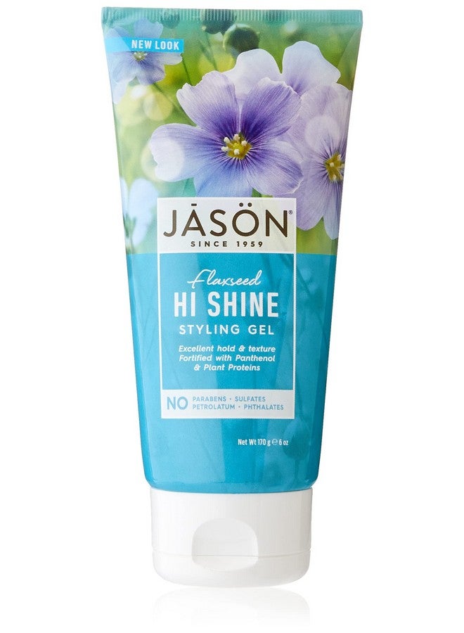 Jason Styling Gel, Flaxseed Hi Shine, 6 Oz - Image 1